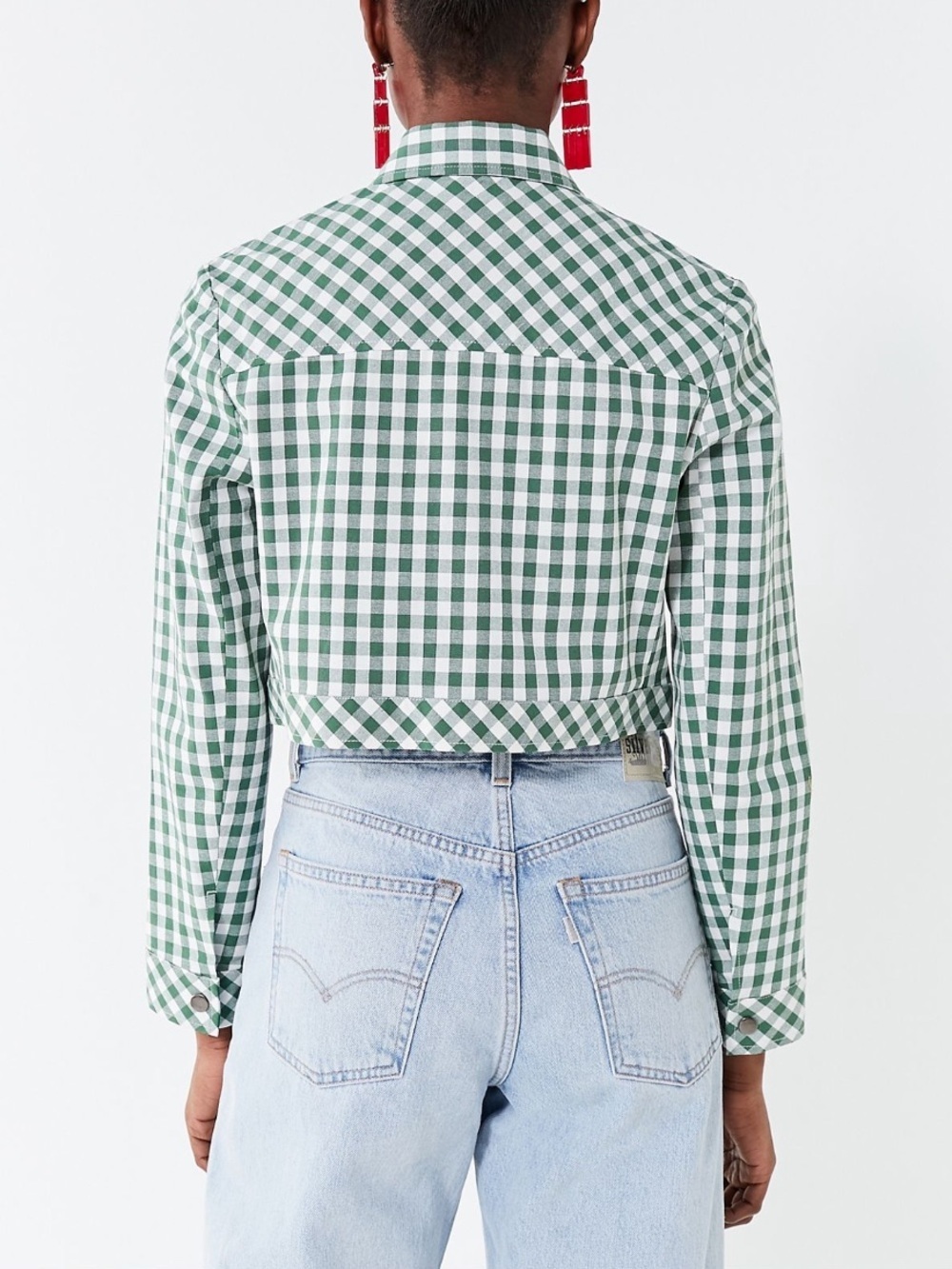 uo gingham jacket - Picture 6 of 6